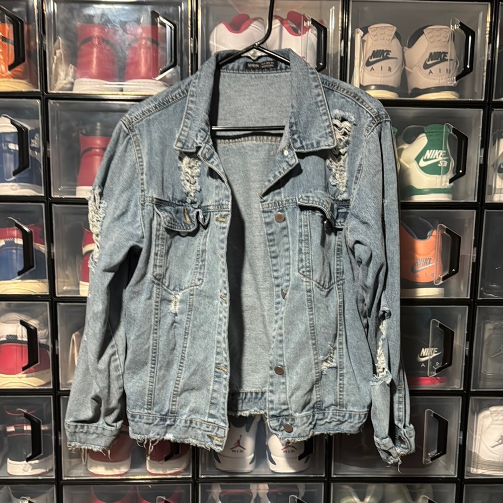 Distressed Denim Jacket